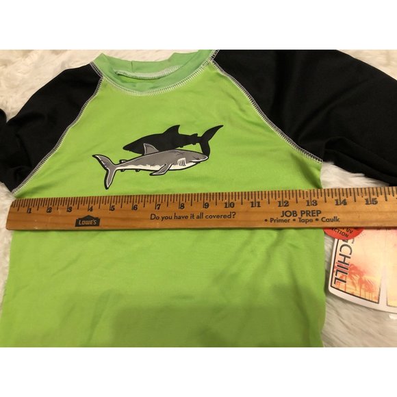 Big Chill Boy’s Rash Guard UPF 50+ Long Sleeve Quick Dry Sand and Sun Protection - Picture 9 of 11